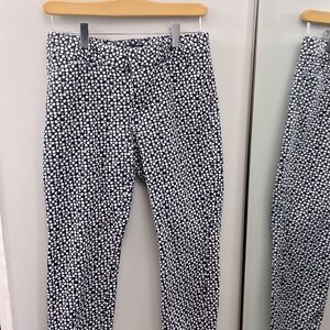 Gap Slim City Crop Pants - Flower Print